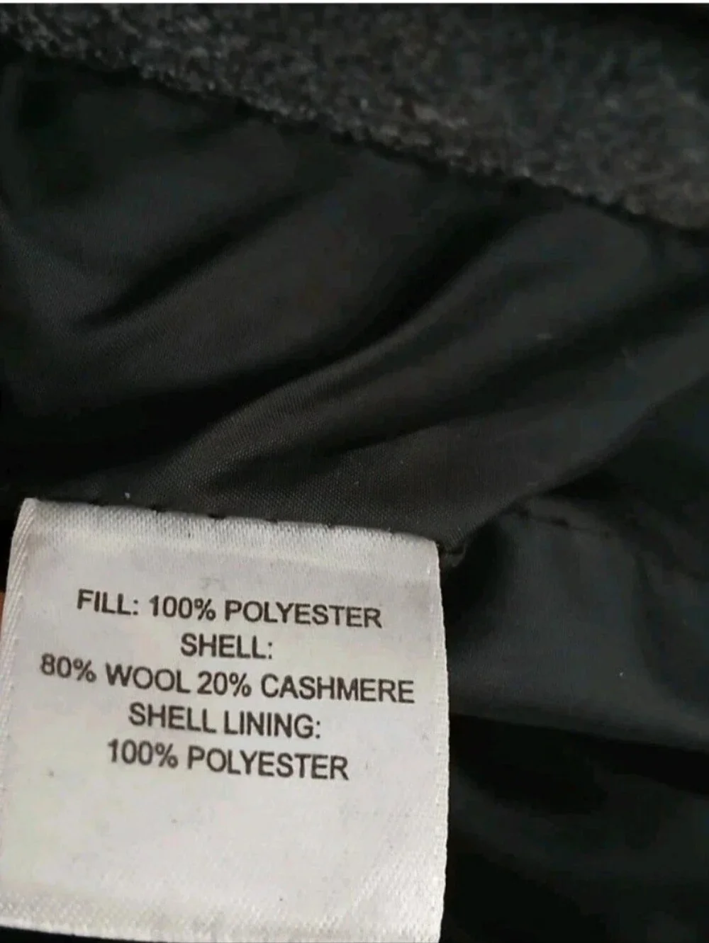 ELIE TAHARI DESIGNER WOOL COAT-JACKET Dark Gray Size L. In Good Condition.